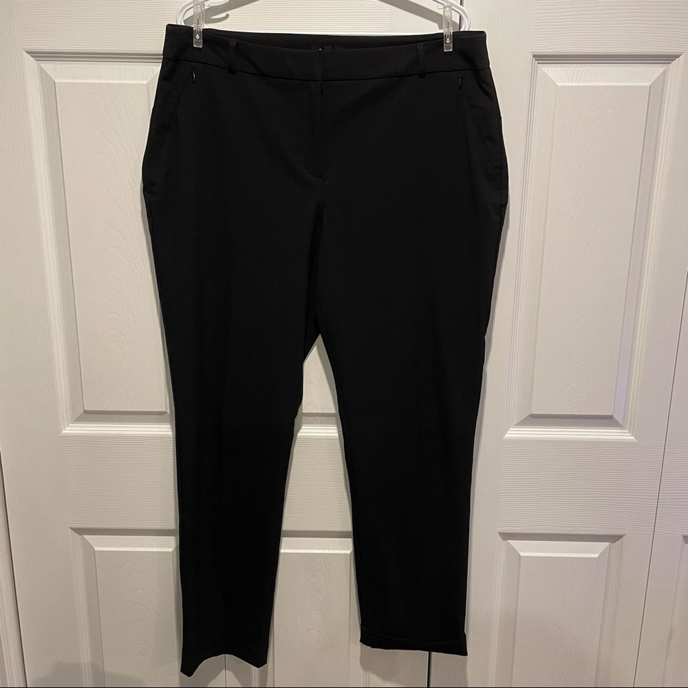 Straight Leg Black Dress Pants
